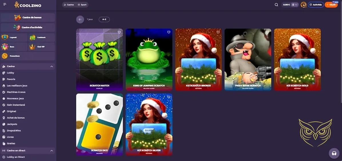 Présentation du programme de fidélité Coolzino Casino