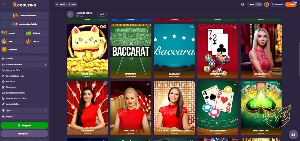 Offre de cashback hebdomadaire Coolzino Casino