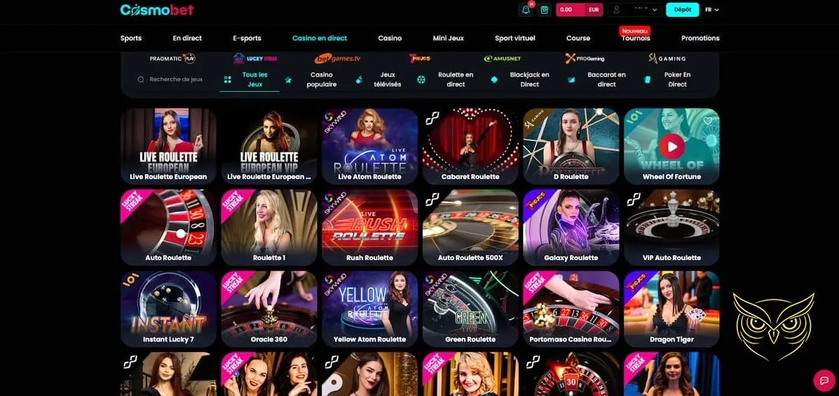 Icône des sports virtuels du casino Cosmobet