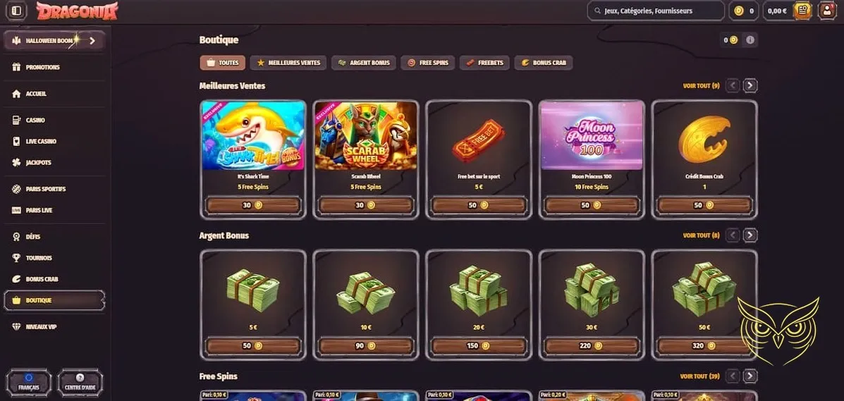 Image du meilleur jeu live Dragonia Casino