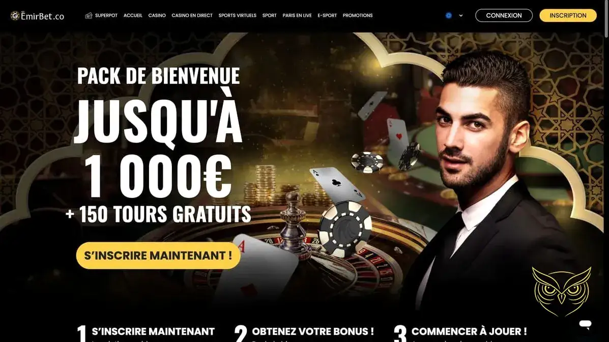 Logo officiel du casino EmirBet.