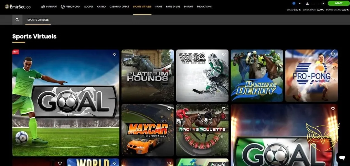 Capture d'écran du formulaire d'inscription Emirbet Casino.