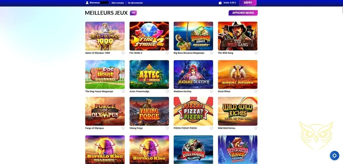 Offre de bonus de bienvenue Europe Fortune Casino