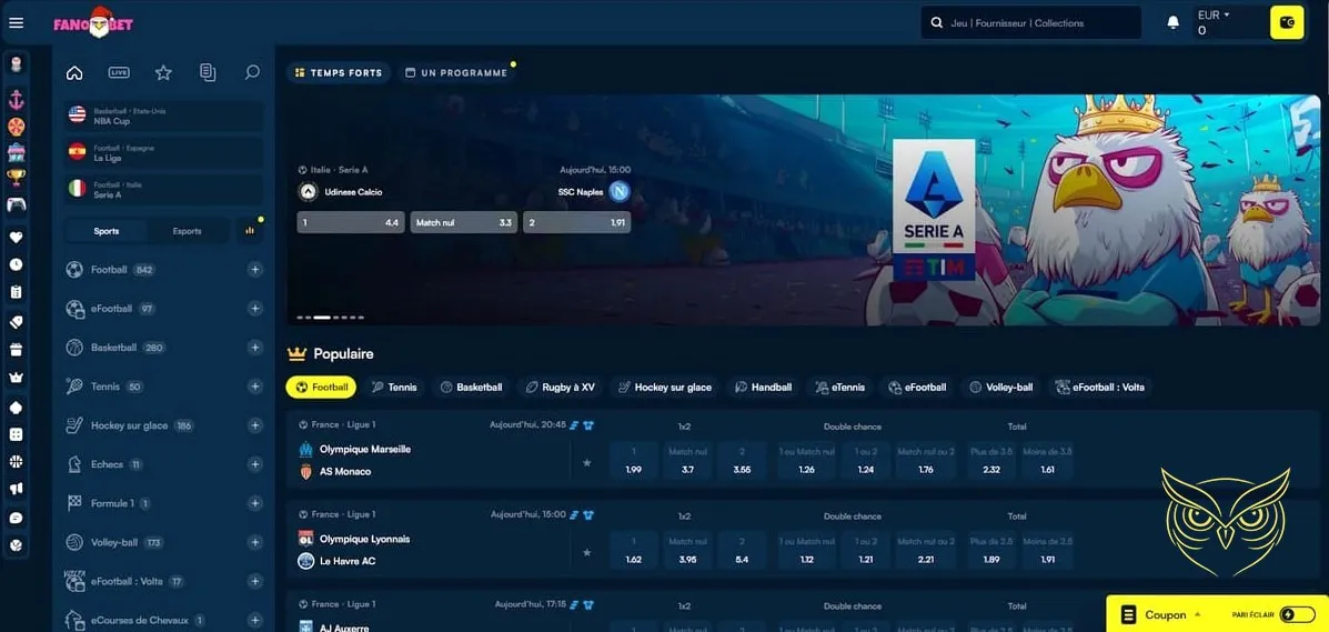 Icône du programme de parrainage Fanobet Casino.