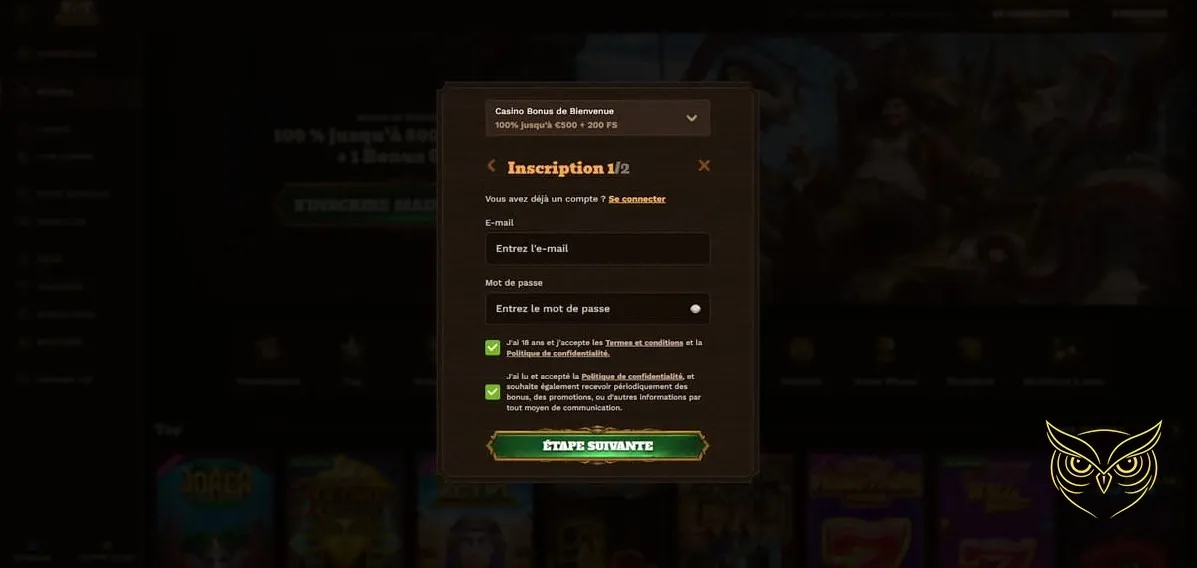 Section des promotions Fat Pirate Casino