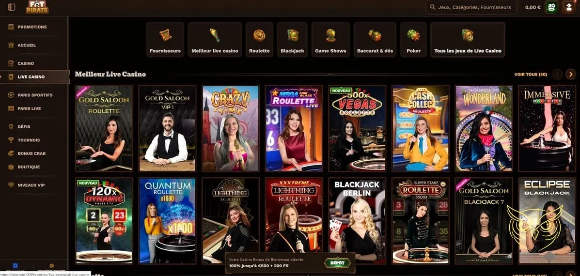 Icône de la section Défis Fat Pirate Casino