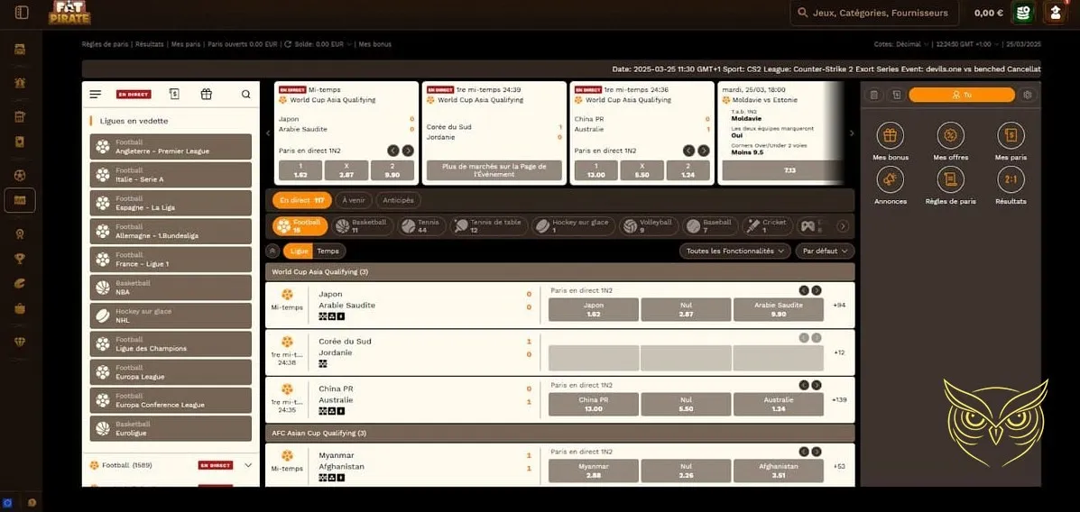 Icône du Club VIP Fat Pirate Casino