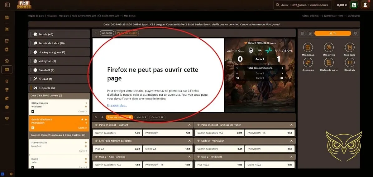 Icône pour les paris sportifs Fat Pirate Casino