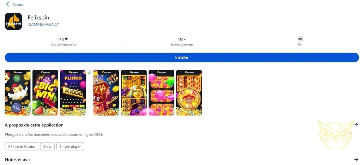 Icône de la catégorie machines à sous FelixSpin.