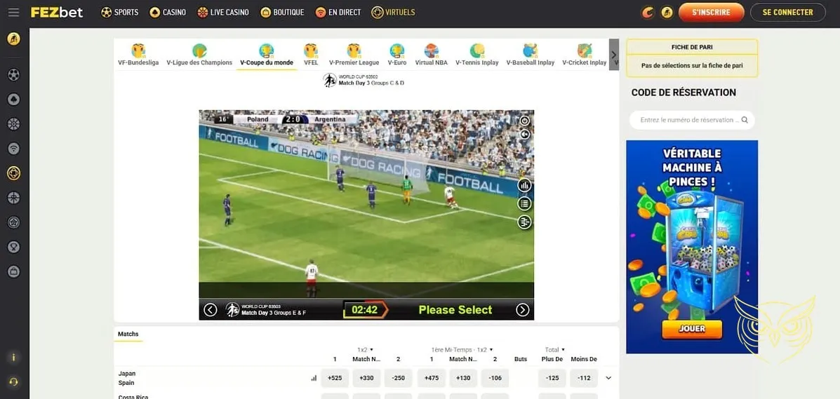 Icône de la catégorie mini-jeux Fezbet.