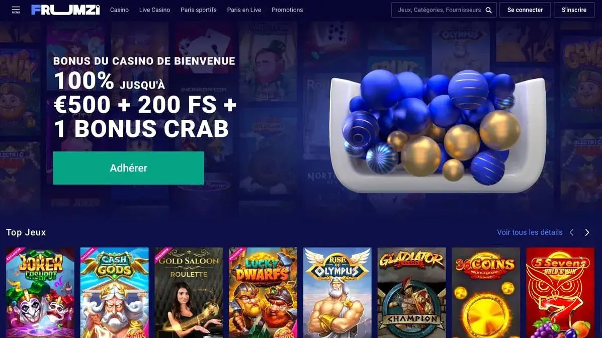 Logo officiel du casino Frumzi