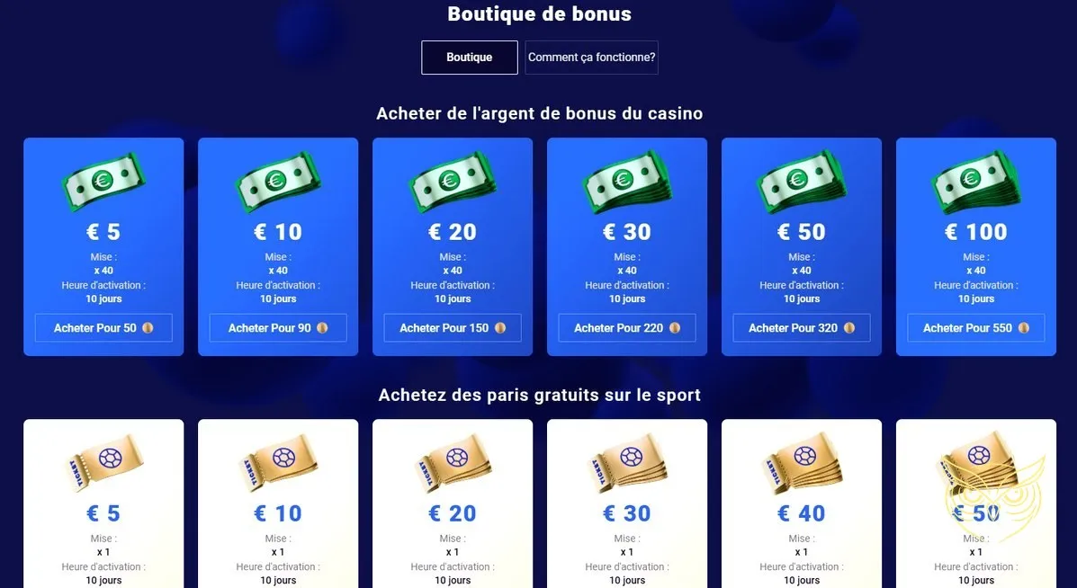 Interface de paris sportifs Frumzi