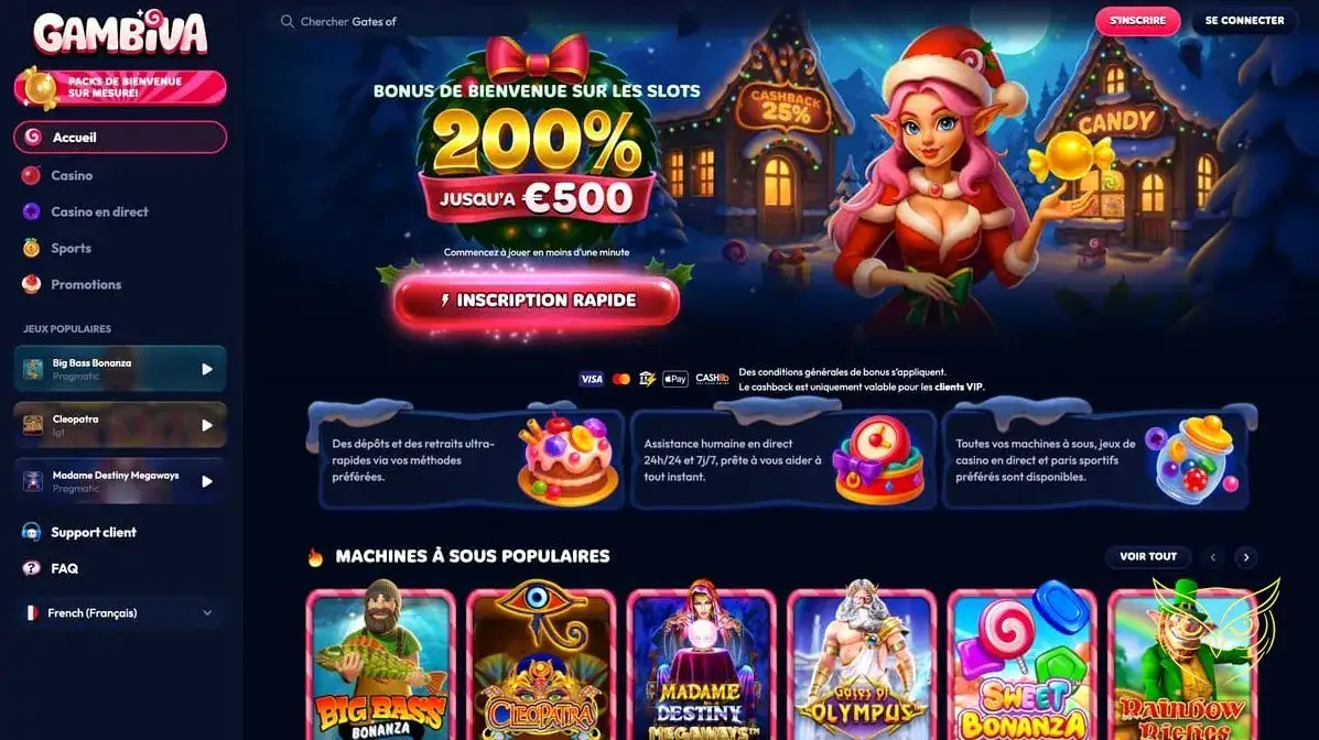 Logo officiel du casino Gambiva