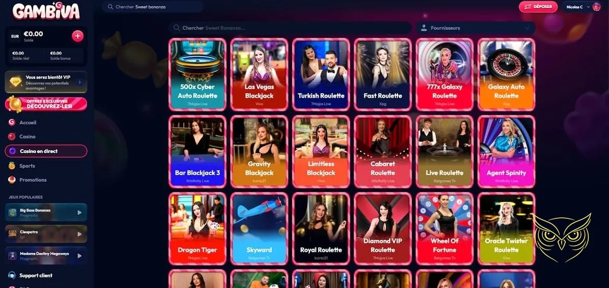 Icône des bonus hebdomadaires Gambiva Casino