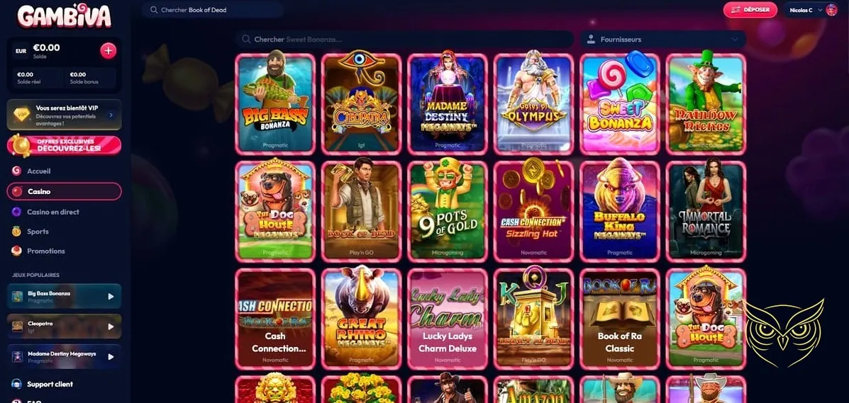 Icône du Club VIP Gambiva Casino