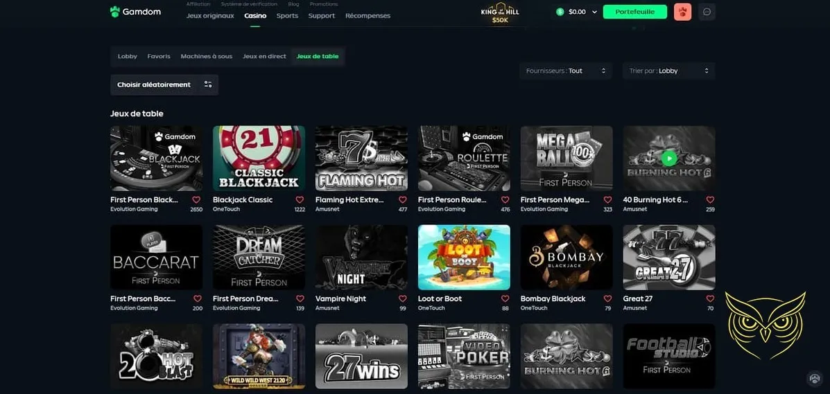 Icône du cadeau de bienvenue Gamdom Casino