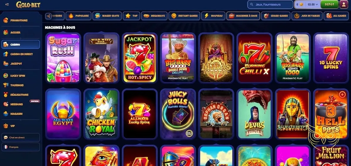 Icône des missions quotidiennes du casino Golobet Casino