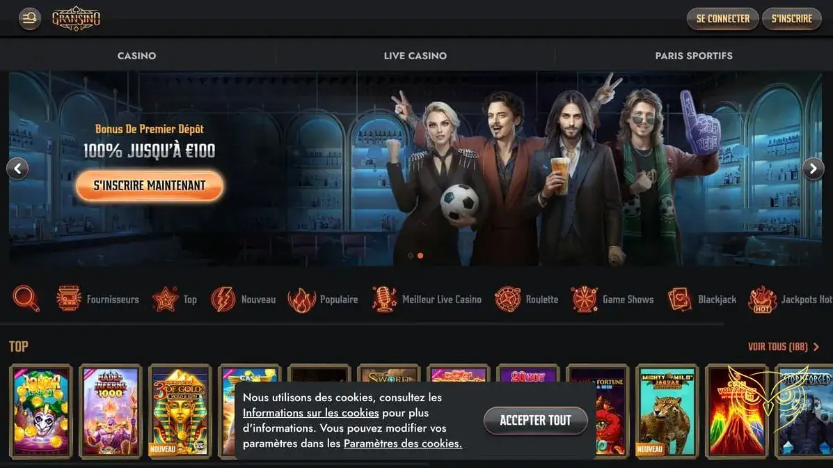 Logo officiel Gransino Casino.