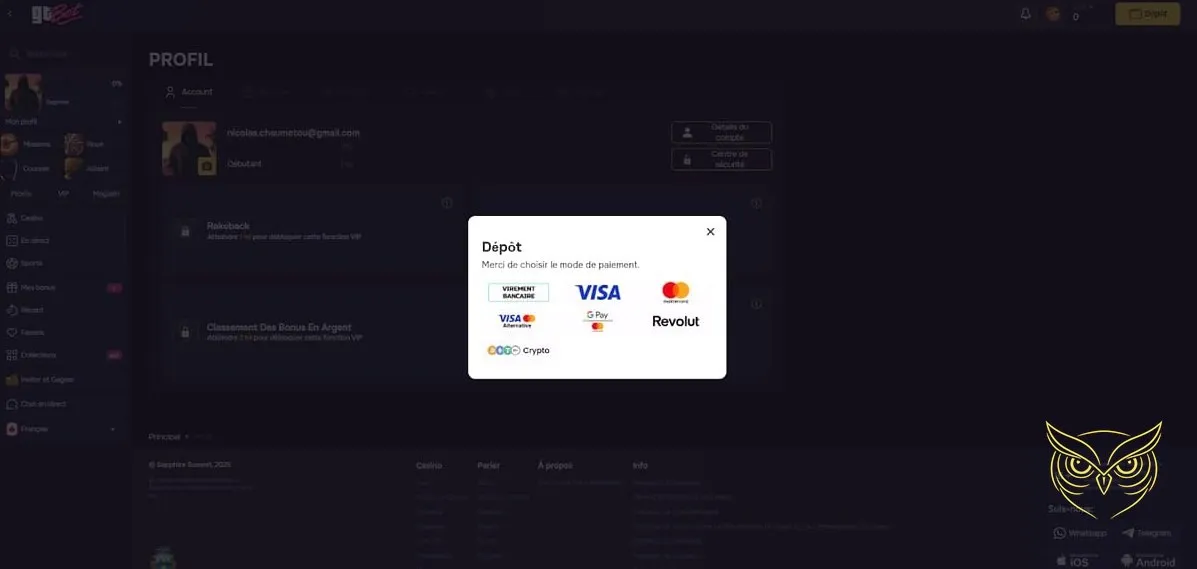 Jeux de table classiques du casino GTBet