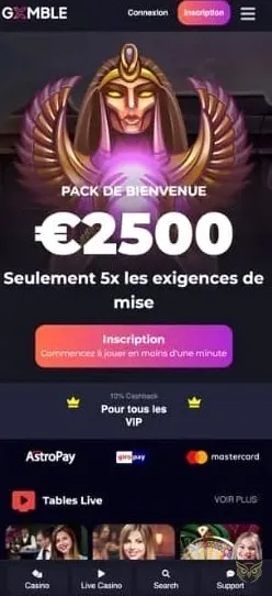 Icônes des moyens de paiement Gxmble Casino.