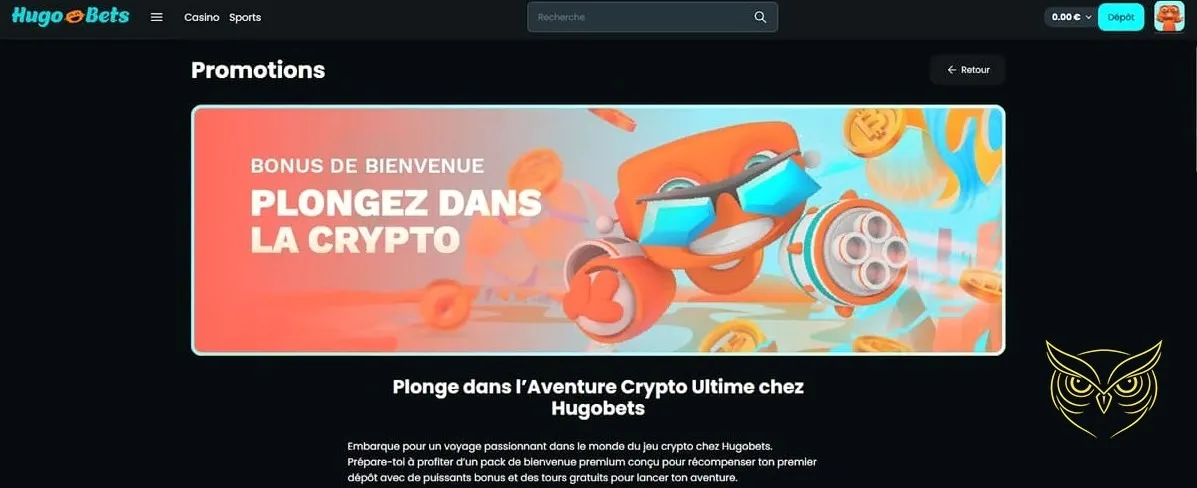 Sélection de machines à sous du casino Hugo Bets