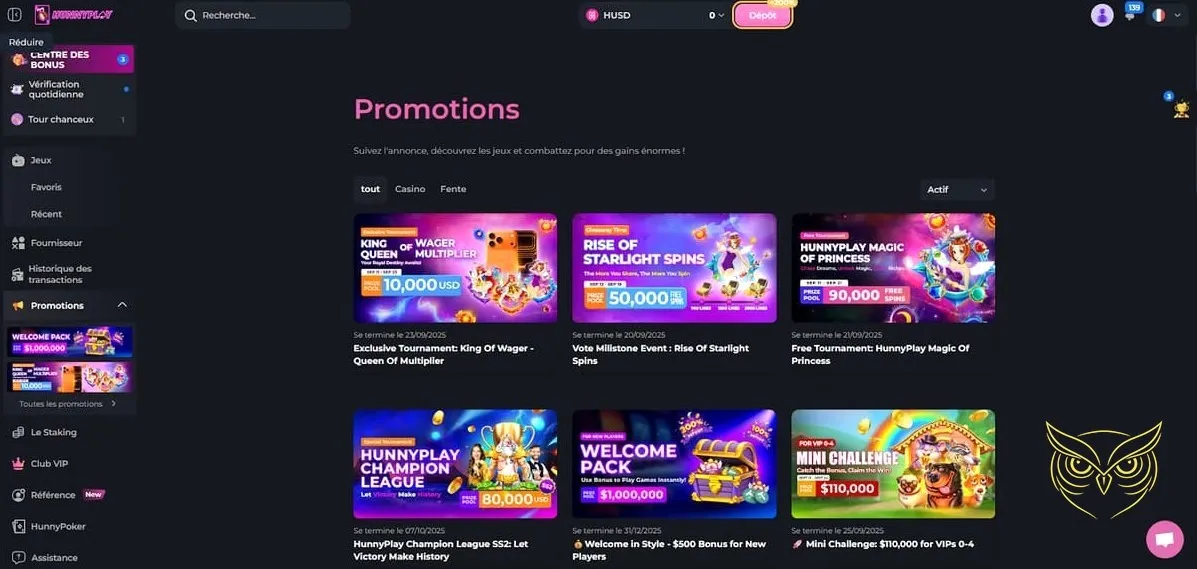 Jeu de la Hunny Wheel du casino HunnyPlay