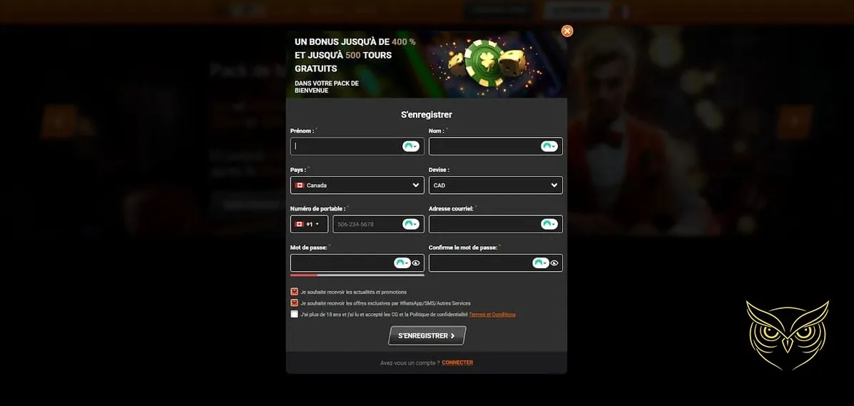 Expérience de casino en direct i24Slots
