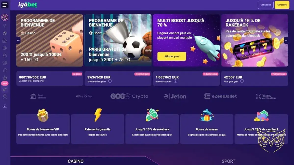 Logo officiel du casino Igobet