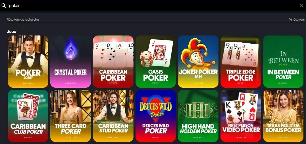 Écran de choix de langue pour inscription Instant Casino