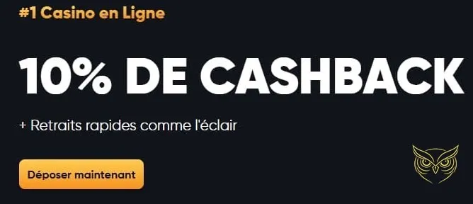 Interface du portefeuille Instant Casino