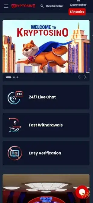 Logo de l'application mobile Kryptosino Casino