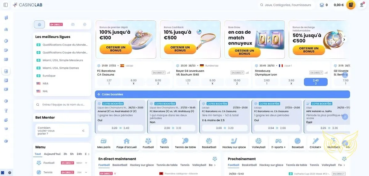 Magasin de récompenses et articles CasinoLab