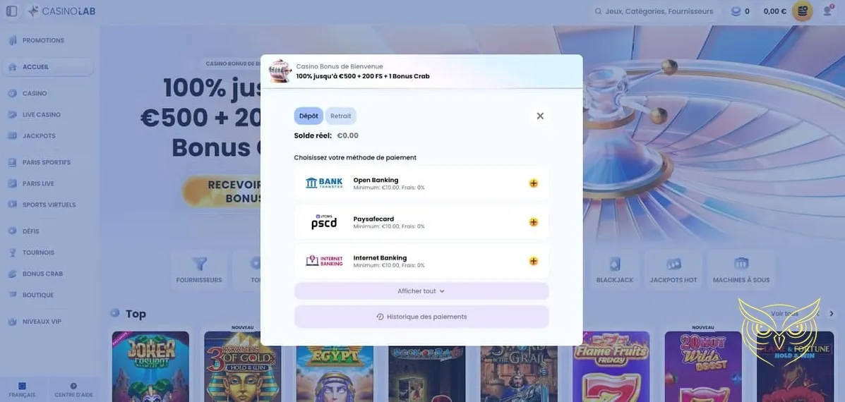 Catégorie de sports virtuels excitants sur CasinoLab