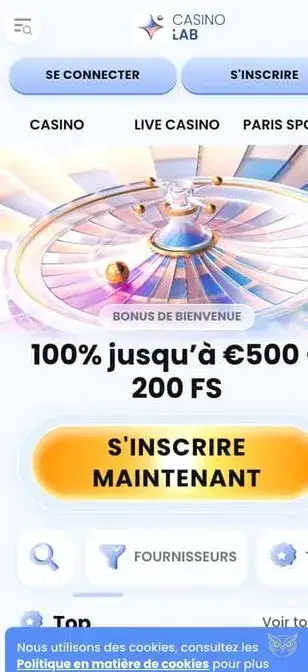 Icône de l'application mobile CasinoLab Casino