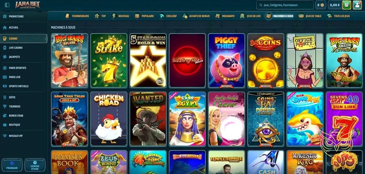 Icône des tournois disponibles sur Larabet Casino