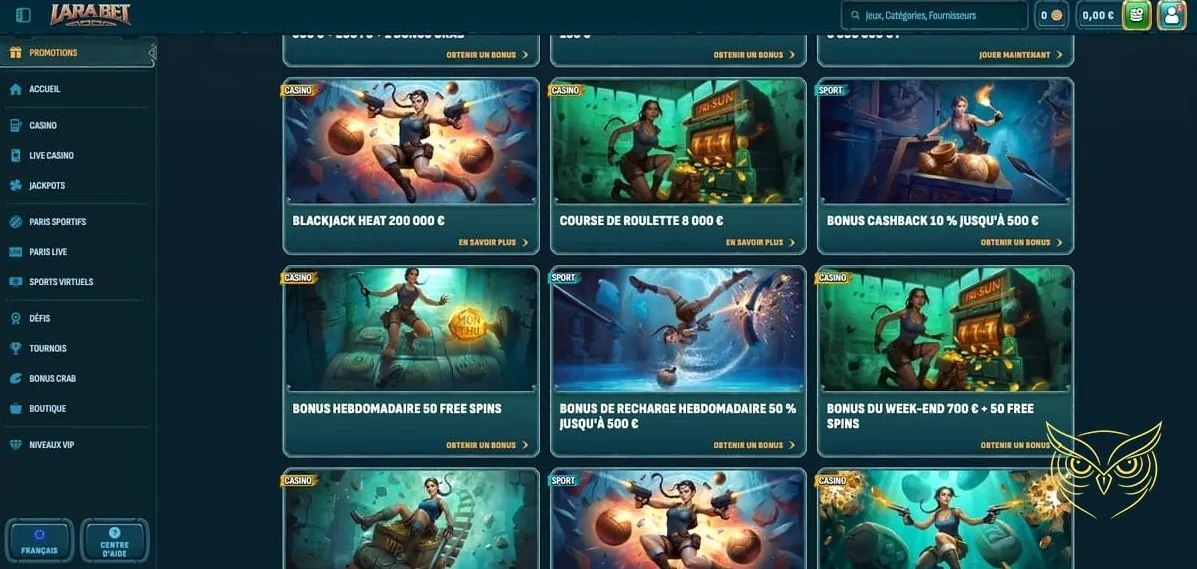 Icône du Centre d'aide Larabet Casino