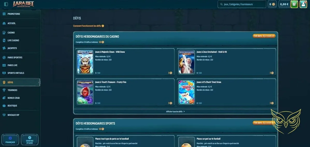 Icône de la section Paris sportifs Larabet Casino