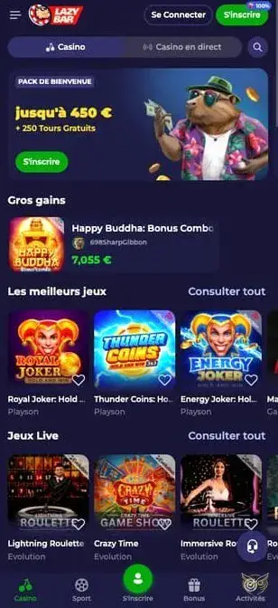 Logo officiel du casino Lazybar