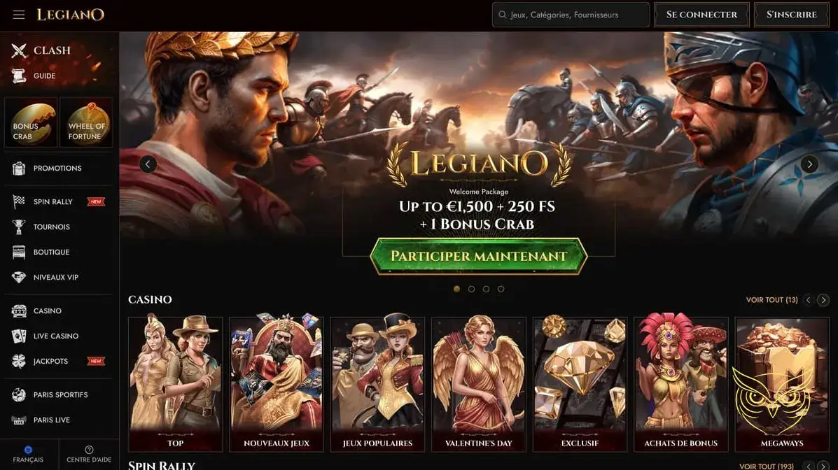 Logo officiel du casino Legiano