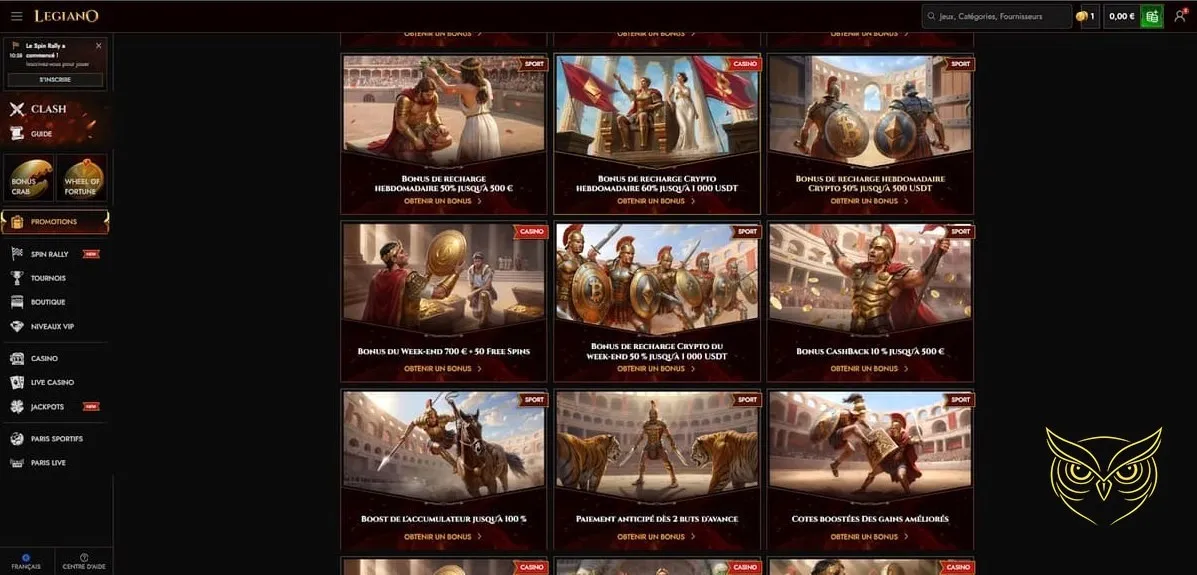 Icône du jeu Clash Legiano Casino