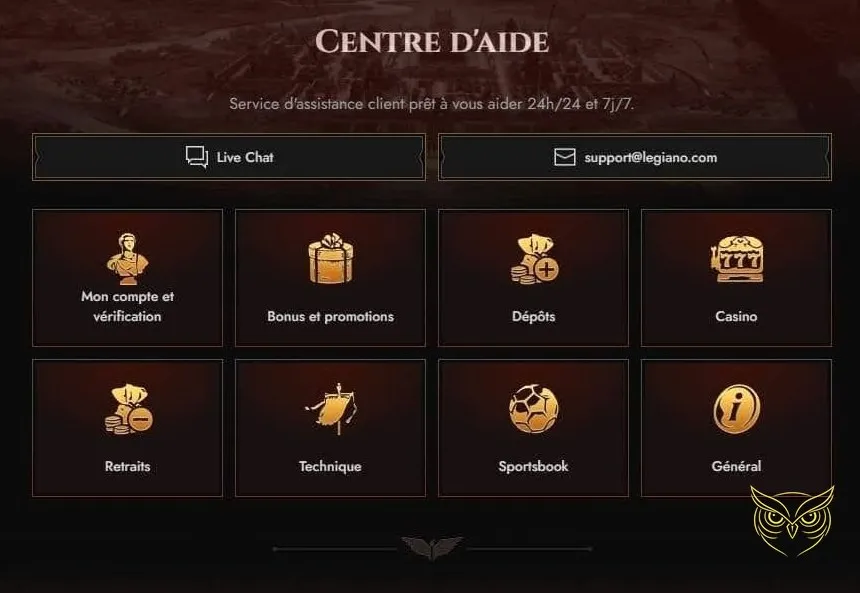 Icône de la section Mini-jeux Legiano Casino