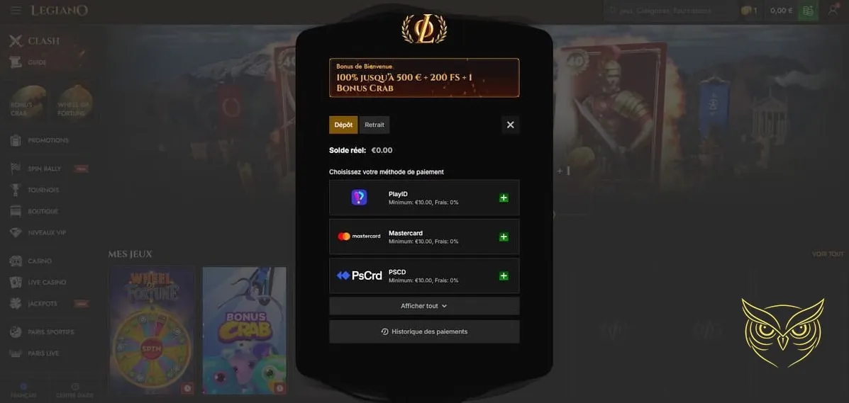 Icône des sports virtuels Legiano Casino