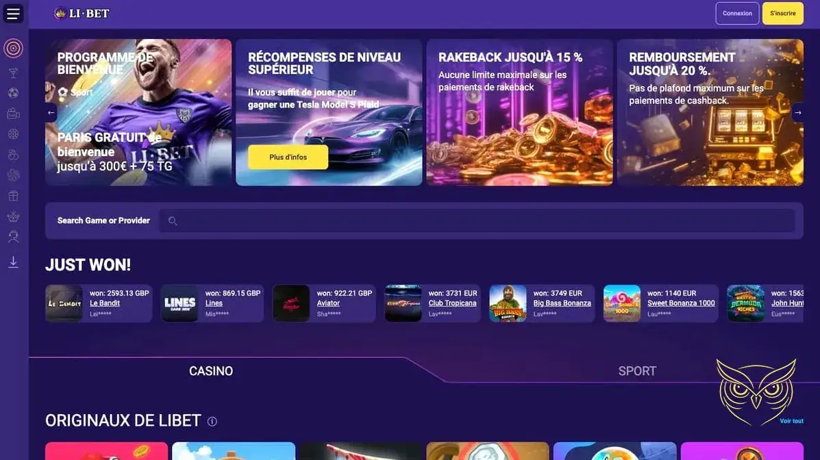 Logo officiel du casino Libet