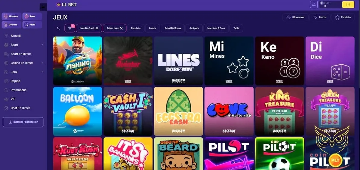 Icône des missions spéciales Libet Casino