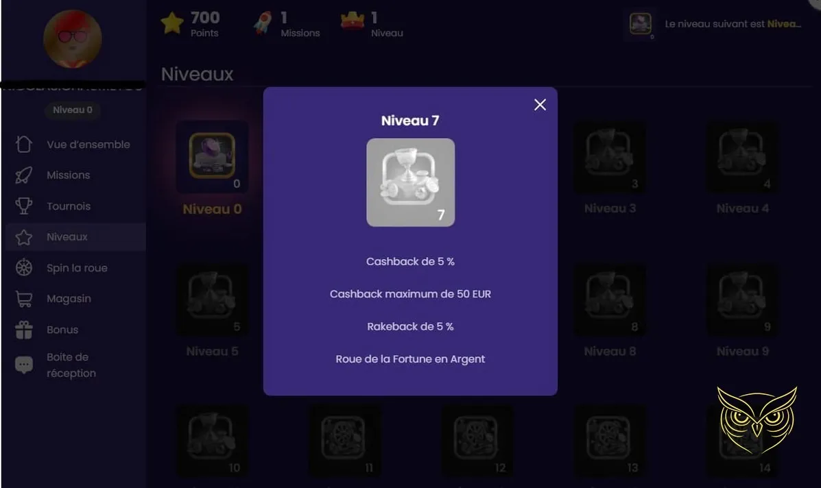 Visuel de la roue bonus Libet Casino