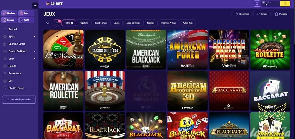 Présentation des bonus du casino Libet