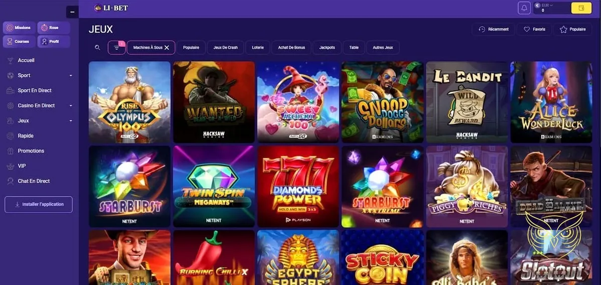 Icône des promotions Libet Casino