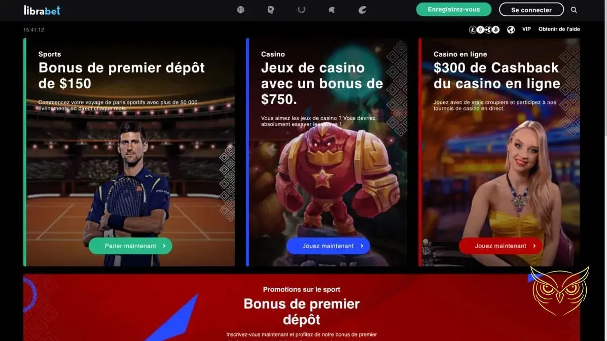 Logo officiel du casino Librabet