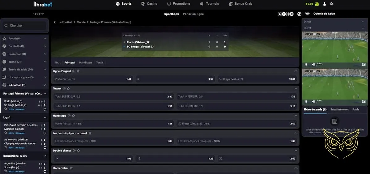 Capture d'écran profils utilisateur Librabet