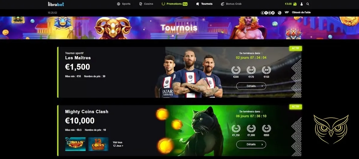 Formulaire d'enregistrement casino Librabet